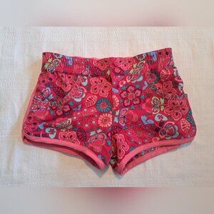 REI girls size 6-7 or XS pink floral shorts, 4 pockets, EUC